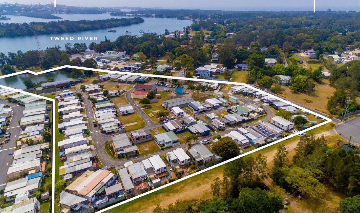 Chinderah Lakes Park Aerial View