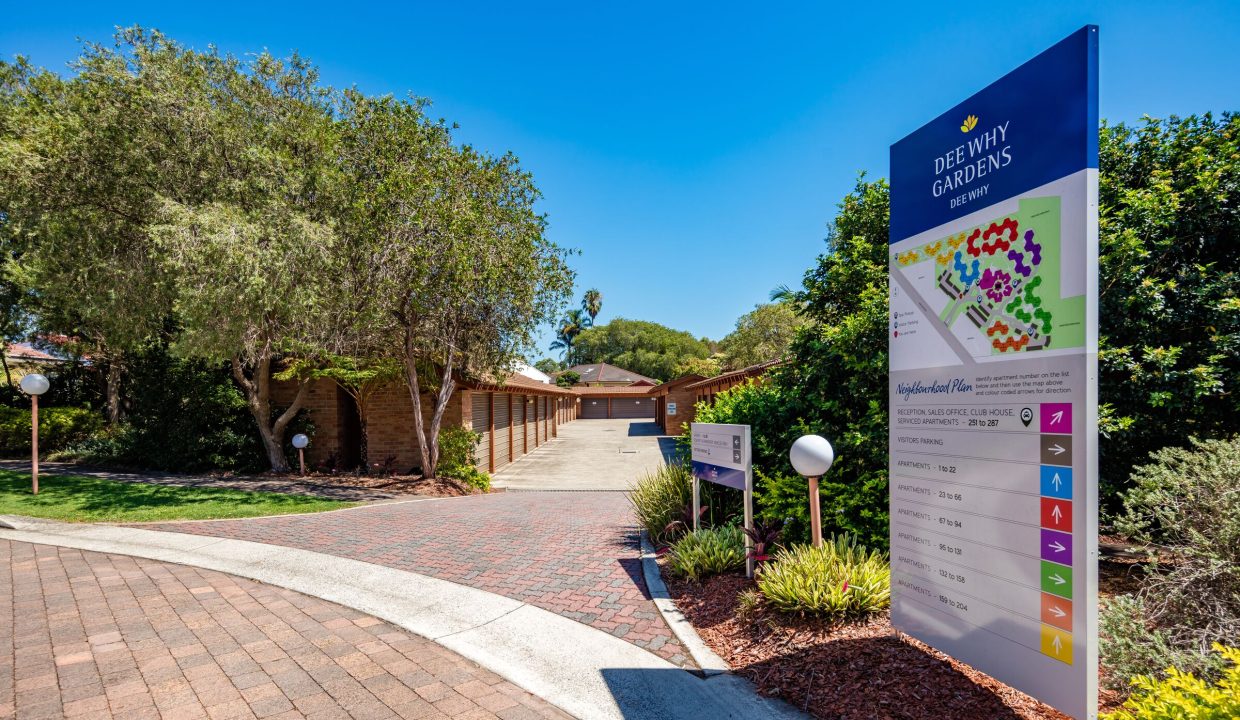 Dee Why Gardens Front Entrance