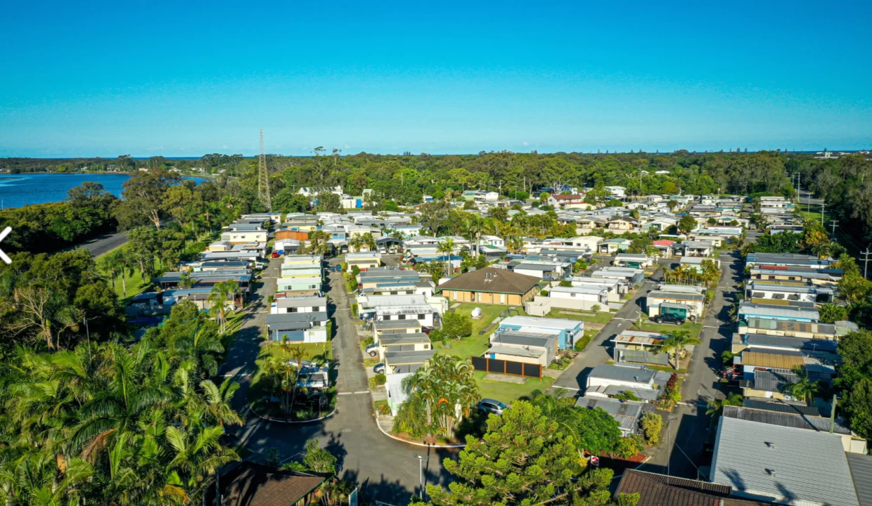 Chinderah Lakes Lifestyle Estate Aerial View